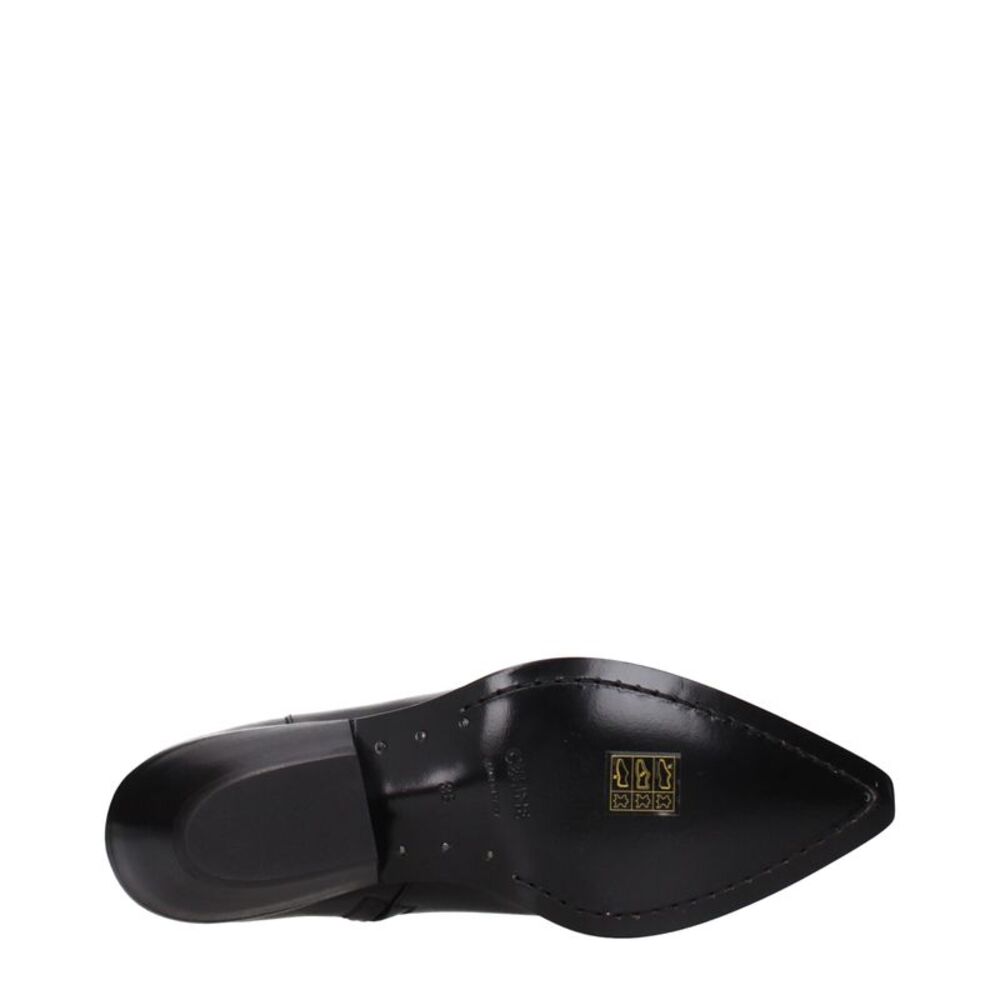 Celine Black Leather Ankle Women's Boots - Picture 5 of 5